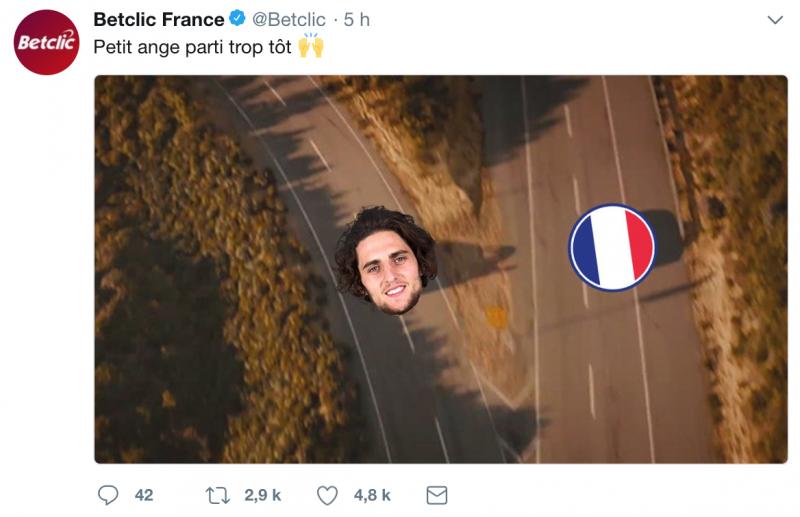 - La toile s'enflamme pour Rabiot
