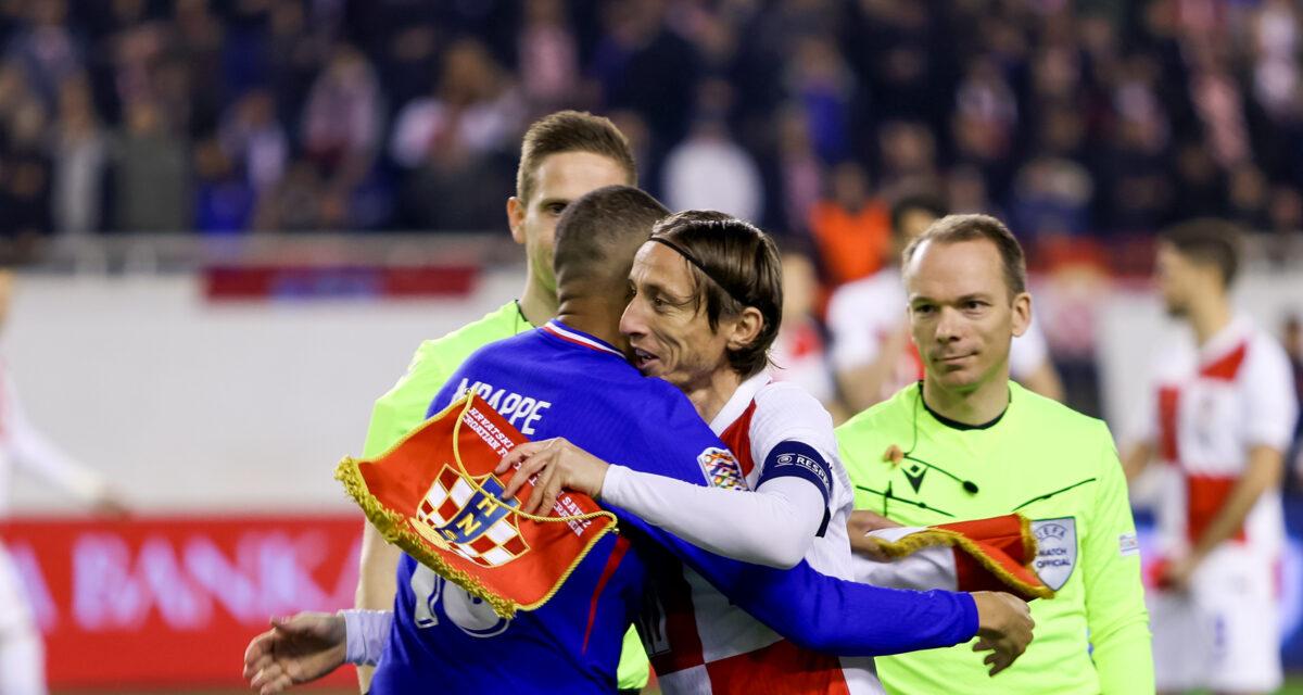 Luka Modric et Kylian Mbappé
